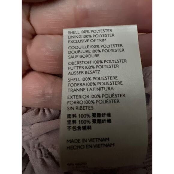 Anthropologie Womens Smocked Tie Strap Tank Top Rose Cami Blouse Size Small - Picture 9 of 10